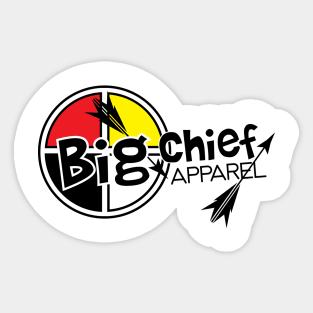 Big Chief Medicine Wheel Sacred Hoop Logo Tee Sticker